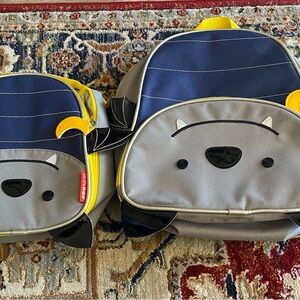 Skip hop bat backpack and lunchbox